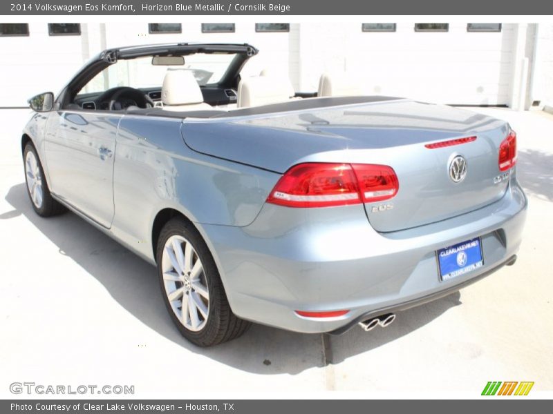 Horizon Blue Metallic / Cornsilk Beige 2014 Volkswagen Eos Komfort