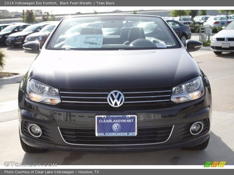 Black Pearl Metallic / Titan Black 2014 Volkswagen Eos Komfort