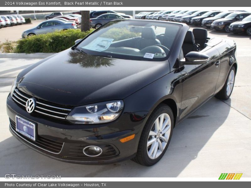 Black Pearl Metallic / Titan Black 2014 Volkswagen Eos Komfort