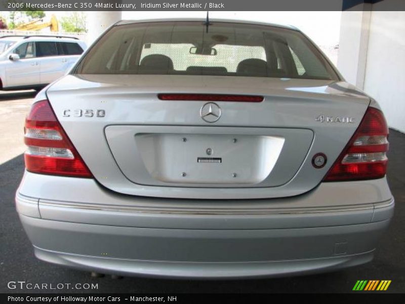 Iridium Silver Metallic / Black 2006 Mercedes-Benz C 350 4Matic Luxury