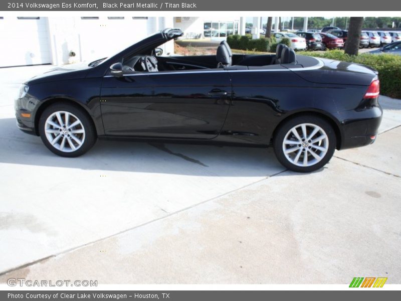 Black Pearl Metallic / Titan Black 2014 Volkswagen Eos Komfort