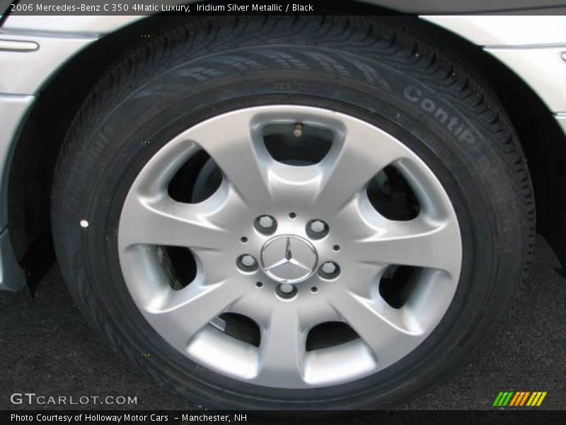 Iridium Silver Metallic / Black 2006 Mercedes-Benz C 350 4Matic Luxury