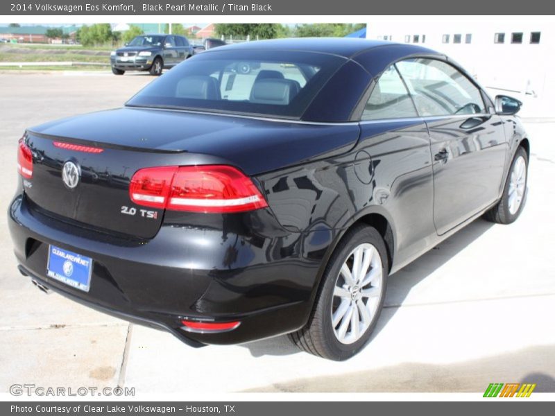 Black Pearl Metallic / Titan Black 2014 Volkswagen Eos Komfort