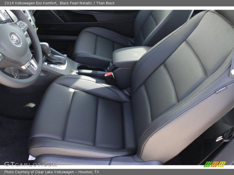 Black Pearl Metallic / Titan Black 2014 Volkswagen Eos Komfort
