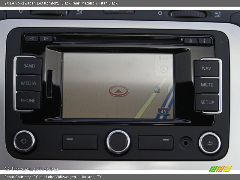 Black Pearl Metallic / Titan Black 2014 Volkswagen Eos Komfort