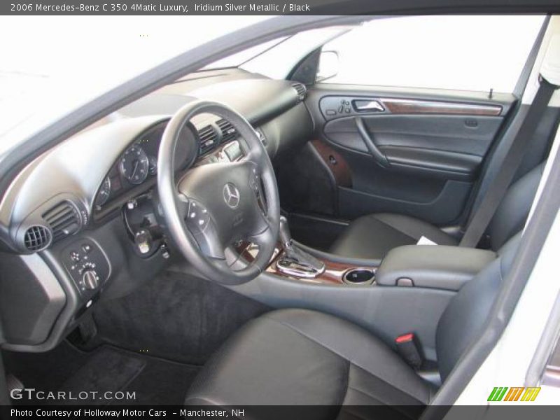 Iridium Silver Metallic / Black 2006 Mercedes-Benz C 350 4Matic Luxury
