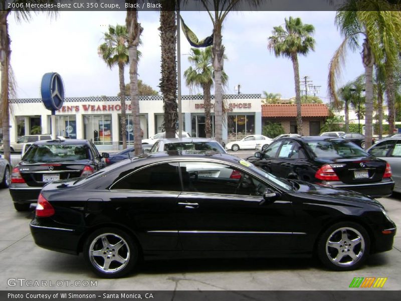 Black / Black 2006 Mercedes-Benz CLK 350 Coupe