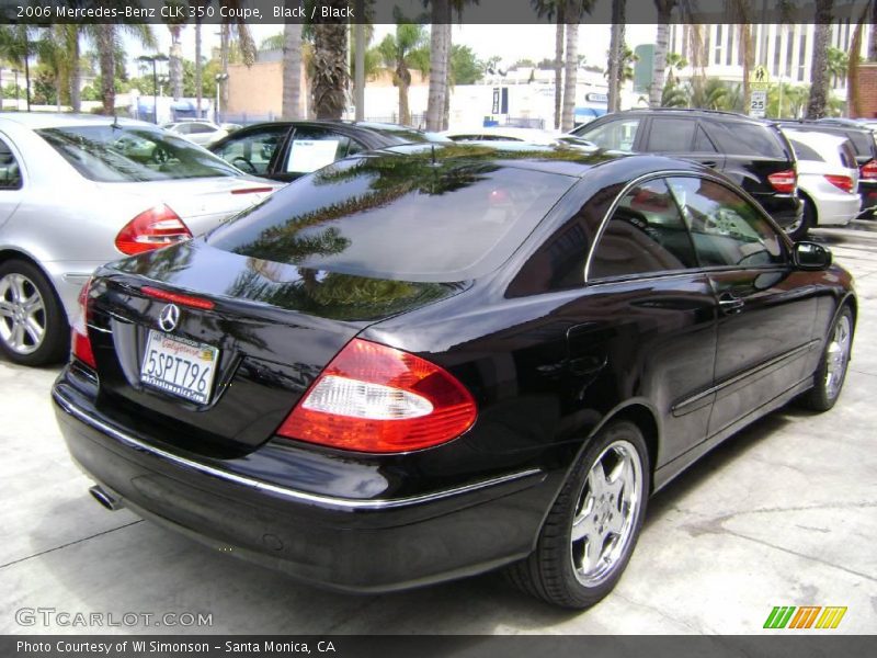 Black / Black 2006 Mercedes-Benz CLK 350 Coupe