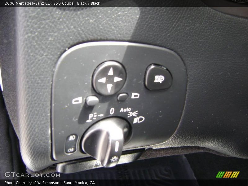 Black / Black 2006 Mercedes-Benz CLK 350 Coupe