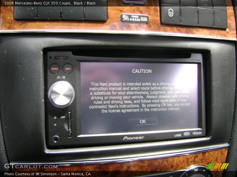 Black / Black 2006 Mercedes-Benz CLK 350 Coupe