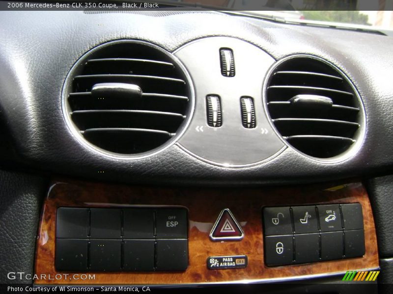 Black / Black 2006 Mercedes-Benz CLK 350 Coupe