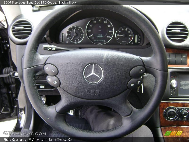 Black / Black 2006 Mercedes-Benz CLK 350 Coupe