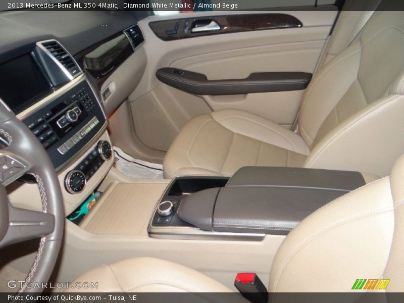 Diamond White Metallic / Almond Beige 2013 Mercedes-Benz ML 350 4Matic