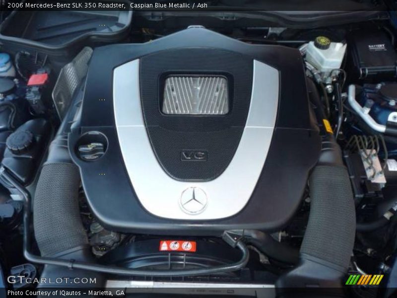 Caspian Blue Metallic / Ash 2006 Mercedes-Benz SLK 350 Roadster