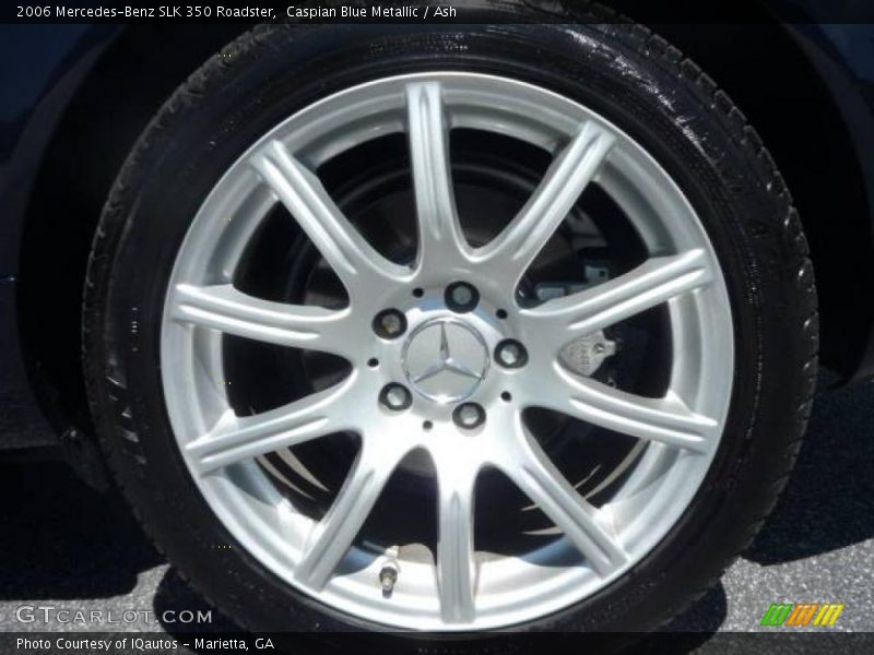 Caspian Blue Metallic / Ash 2006 Mercedes-Benz SLK 350 Roadster
