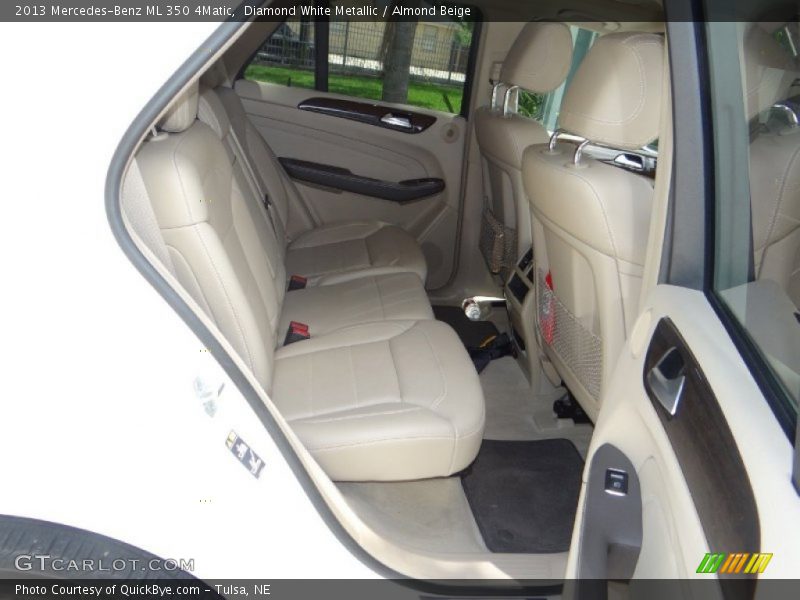 Diamond White Metallic / Almond Beige 2013 Mercedes-Benz ML 350 4Matic