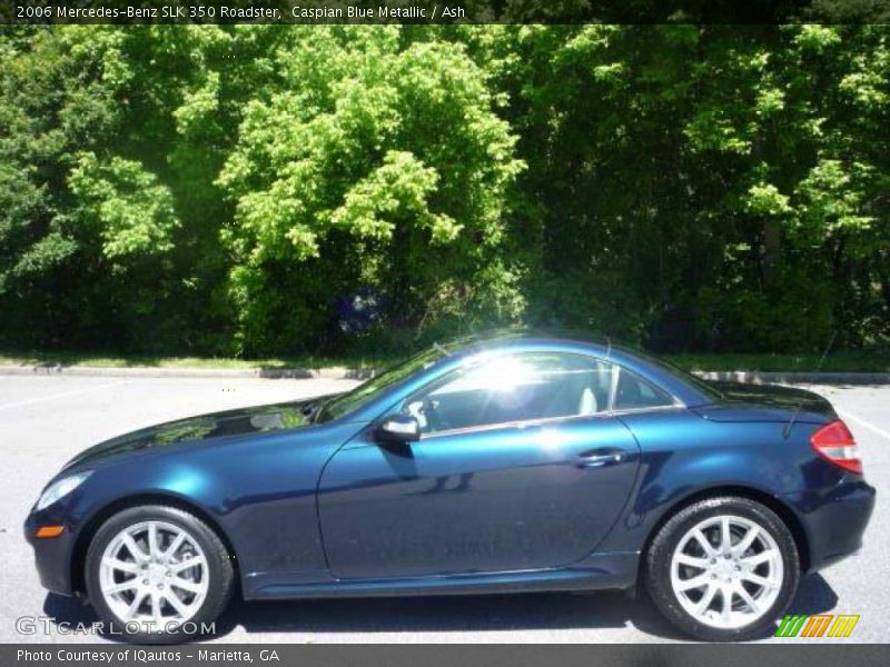 Caspian Blue Metallic / Ash 2006 Mercedes-Benz SLK 350 Roadster