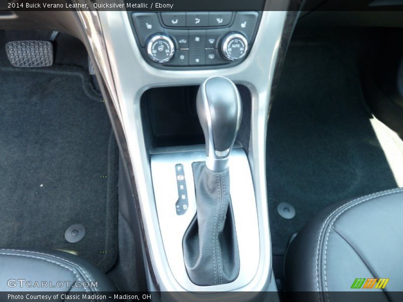 Quicksilver Metallic / Ebony 2014 Buick Verano Leather