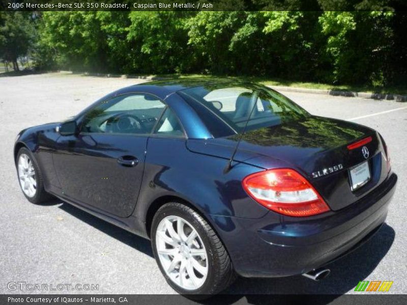 Caspian Blue Metallic / Ash 2006 Mercedes-Benz SLK 350 Roadster