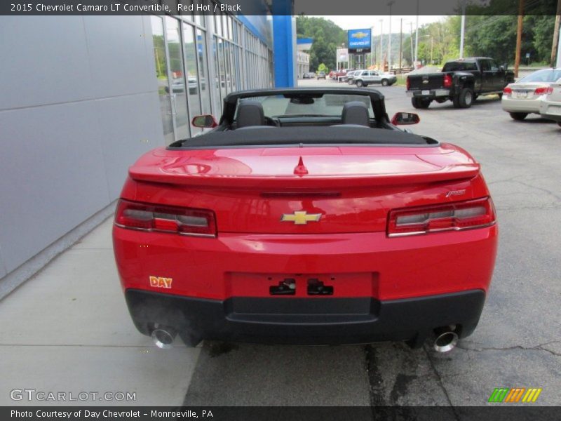 Red Hot / Black 2015 Chevrolet Camaro LT Convertible