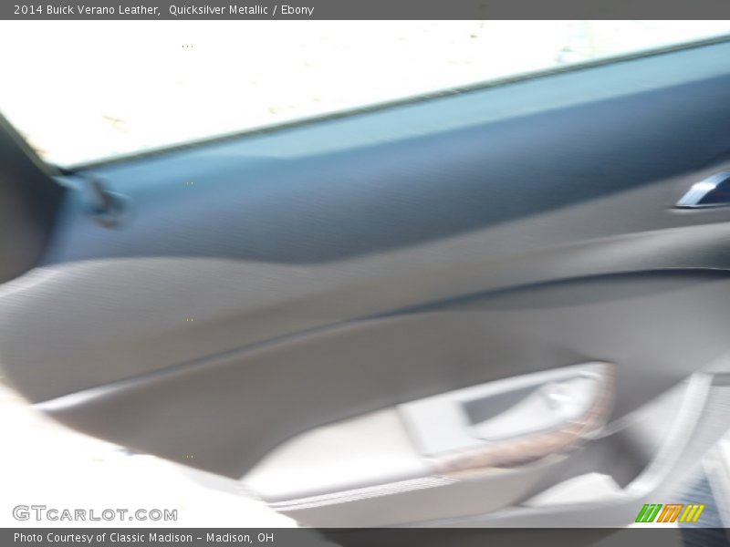 Quicksilver Metallic / Ebony 2014 Buick Verano Leather