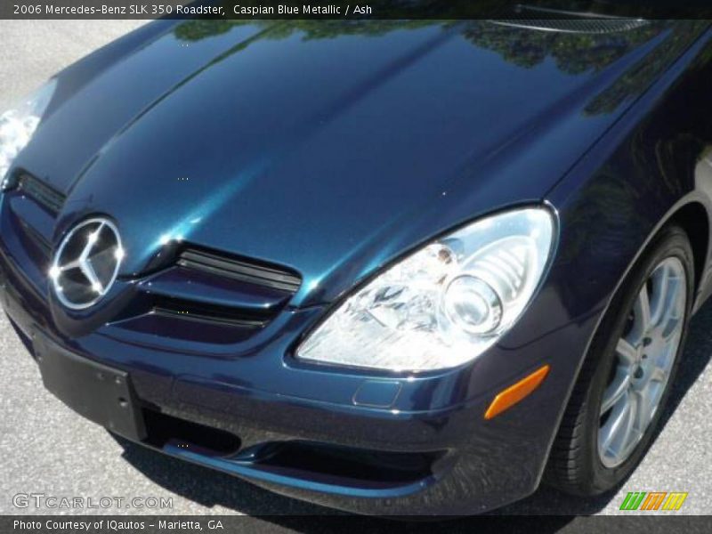 Caspian Blue Metallic / Ash 2006 Mercedes-Benz SLK 350 Roadster