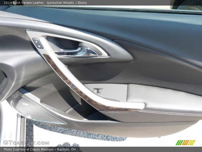 Quicksilver Metallic / Ebony 2014 Buick Verano Leather