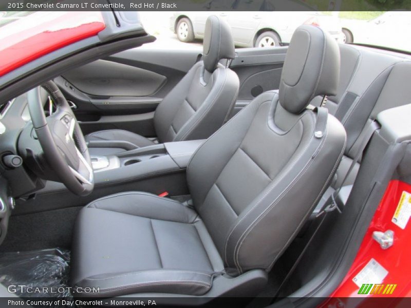 Front Seat of 2015 Camaro LT Convertible