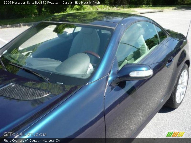 Caspian Blue Metallic / Ash 2006 Mercedes-Benz SLK 350 Roadster