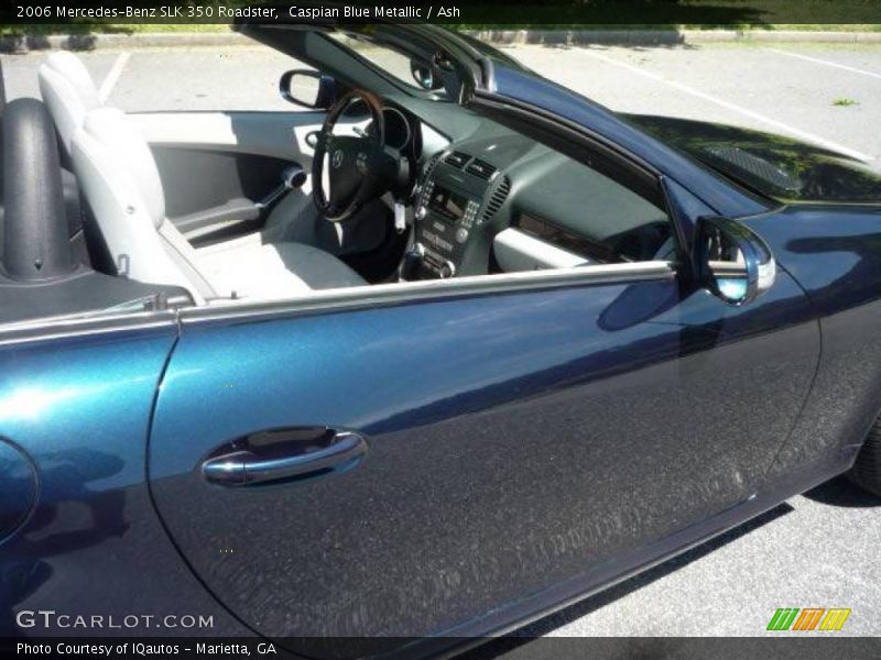 Caspian Blue Metallic / Ash 2006 Mercedes-Benz SLK 350 Roadster