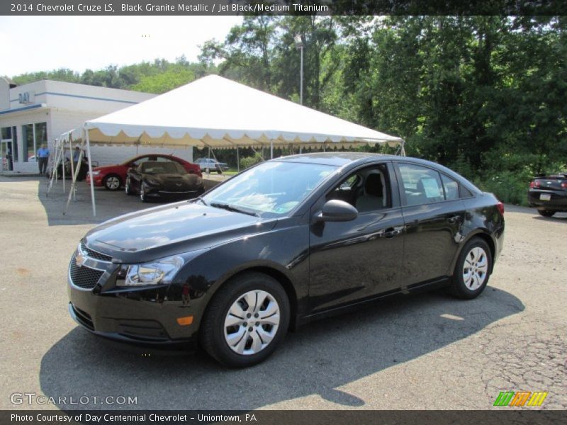 Black Granite Metallic / Jet Black/Medium Titanium 2014 Chevrolet Cruze LS