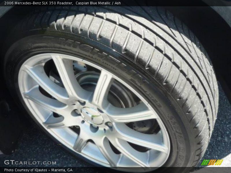 Caspian Blue Metallic / Ash 2006 Mercedes-Benz SLK 350 Roadster