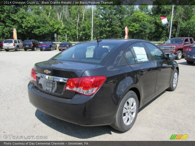 Black Granite Metallic / Jet Black/Medium Titanium 2014 Chevrolet Cruze LS