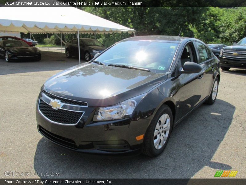 Black Granite Metallic / Jet Black/Medium Titanium 2014 Chevrolet Cruze LS