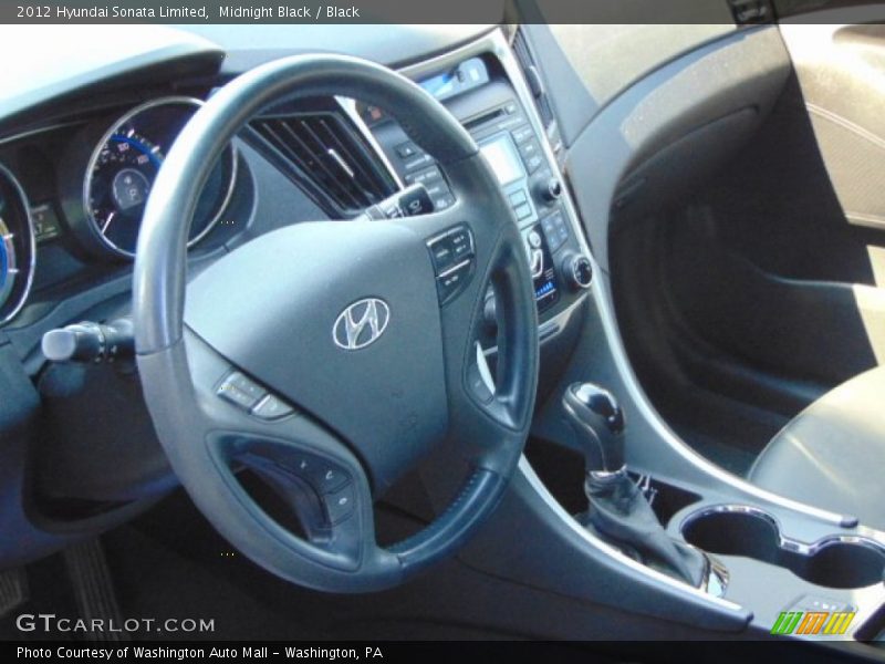 Midnight Black / Black 2012 Hyundai Sonata Limited