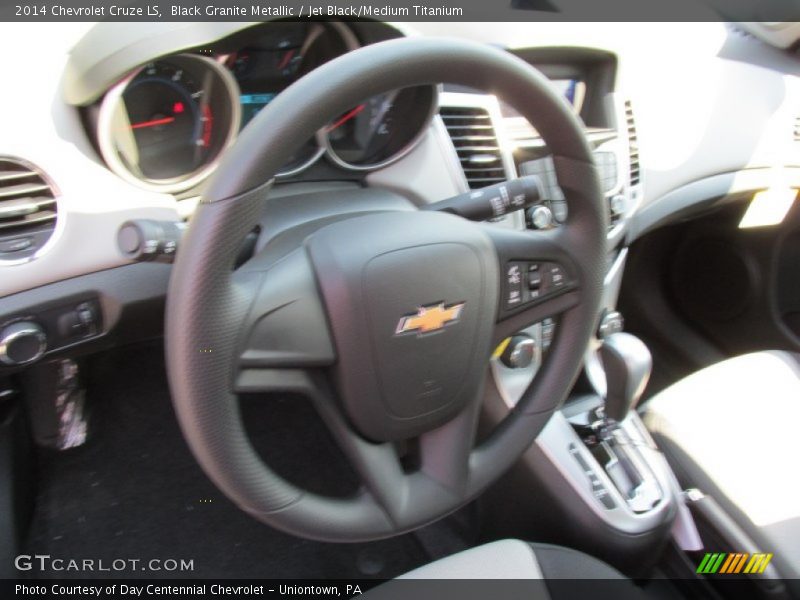 Black Granite Metallic / Jet Black/Medium Titanium 2014 Chevrolet Cruze LS