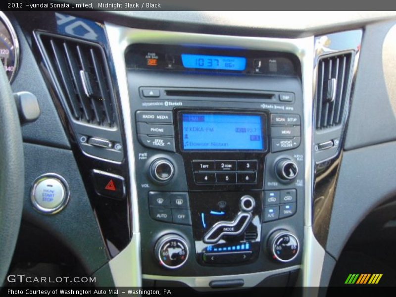 Midnight Black / Black 2012 Hyundai Sonata Limited