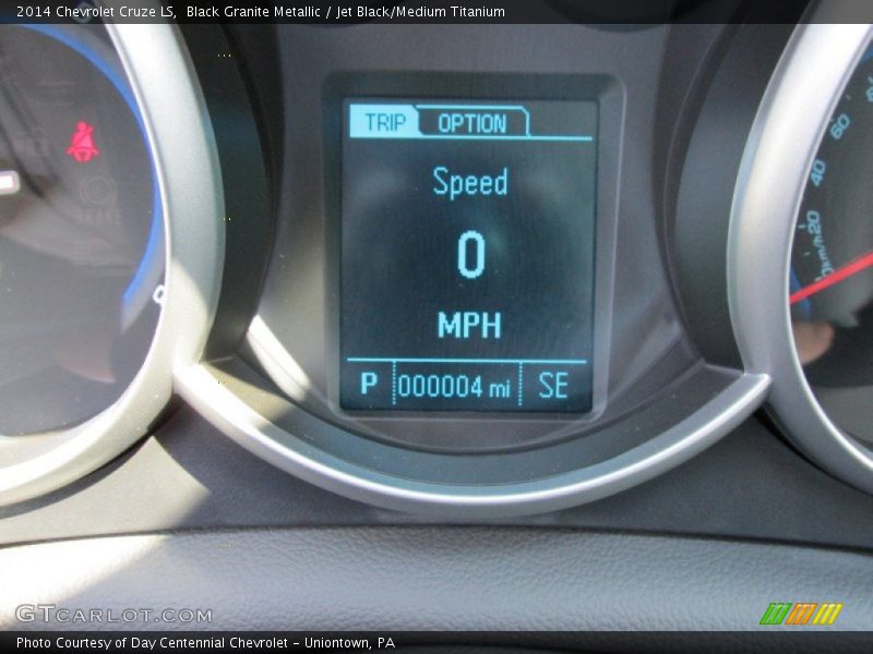 Black Granite Metallic / Jet Black/Medium Titanium 2014 Chevrolet Cruze LS
