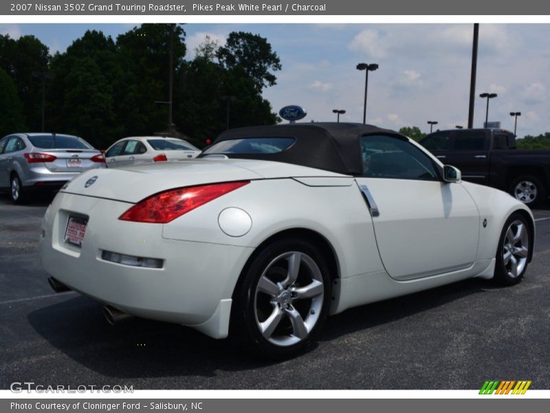 Pikes Peak White Pearl / Charcoal 2007 Nissan 350Z Grand Touring Roadster