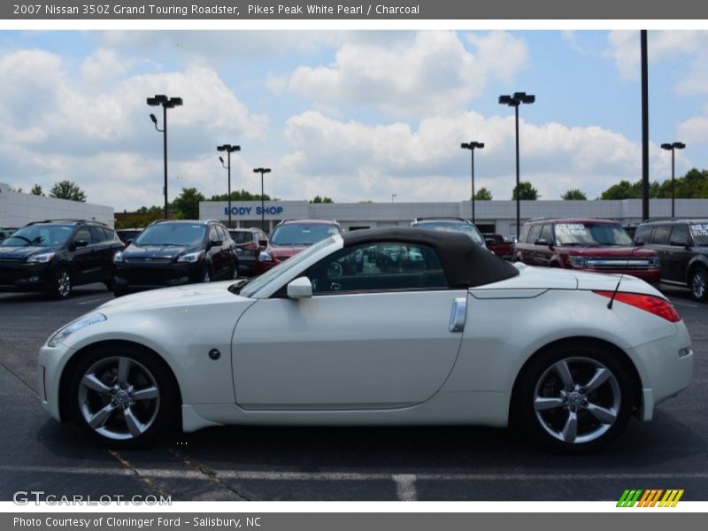 Pikes Peak White Pearl / Charcoal 2007 Nissan 350Z Grand Touring Roadster