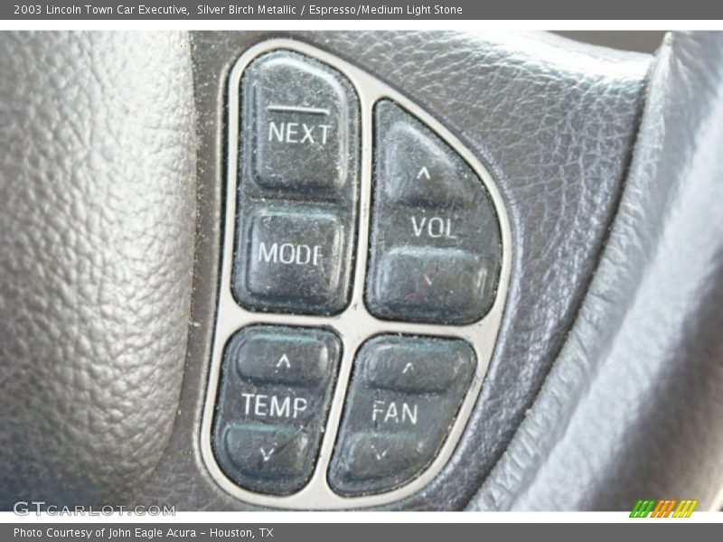 Silver Birch Metallic / Espresso/Medium Light Stone 2003 Lincoln Town Car Executive