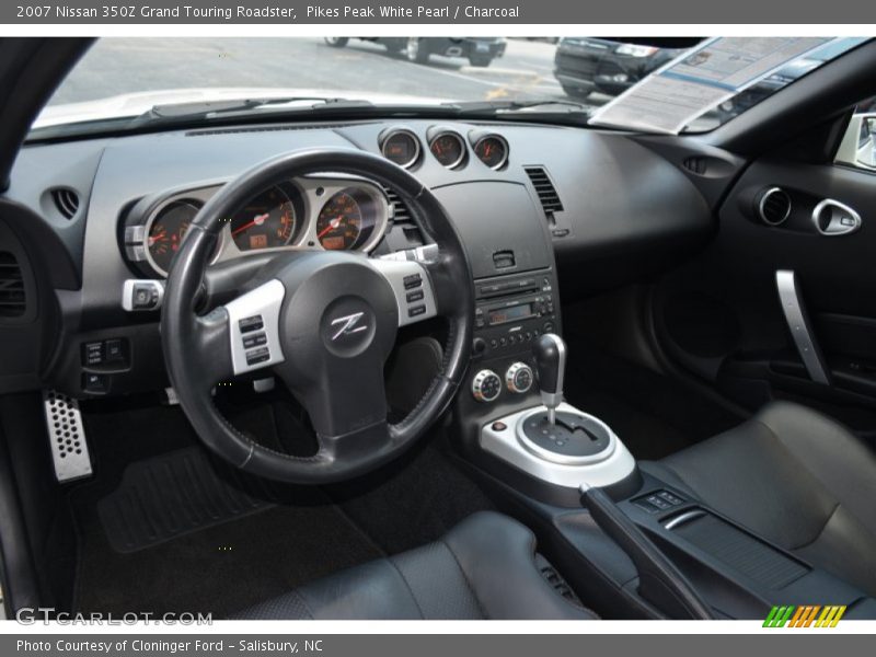 Pikes Peak White Pearl / Charcoal 2007 Nissan 350Z Grand Touring Roadster