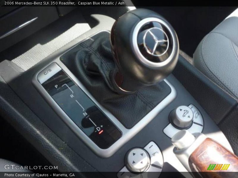 Caspian Blue Metallic / Ash 2006 Mercedes-Benz SLK 350 Roadster