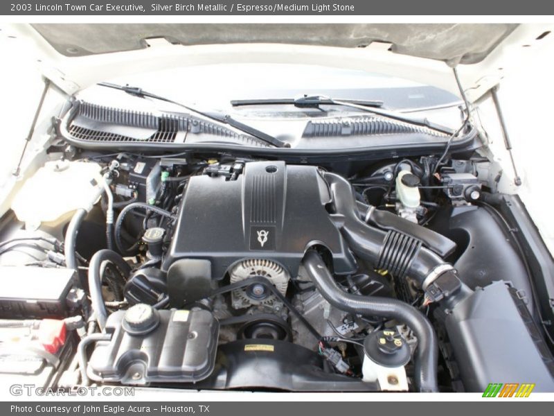 Silver Birch Metallic / Espresso/Medium Light Stone 2003 Lincoln Town Car Executive