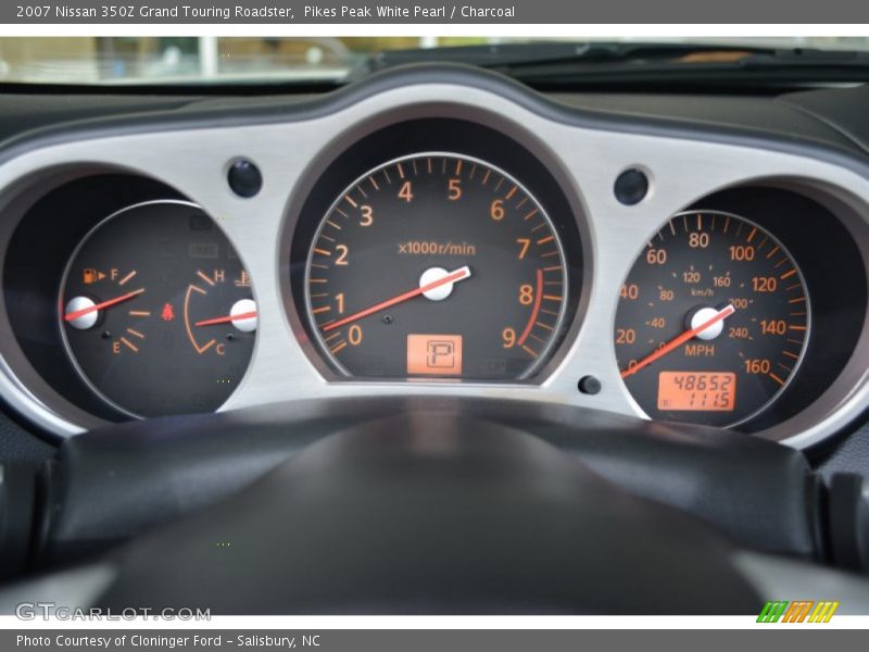 Pikes Peak White Pearl / Charcoal 2007 Nissan 350Z Grand Touring Roadster