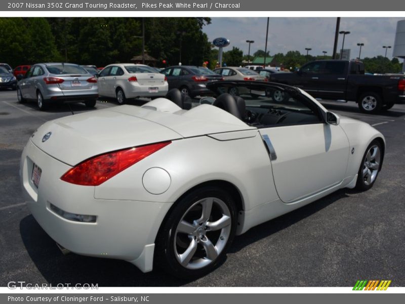 Pikes Peak White Pearl / Charcoal 2007 Nissan 350Z Grand Touring Roadster