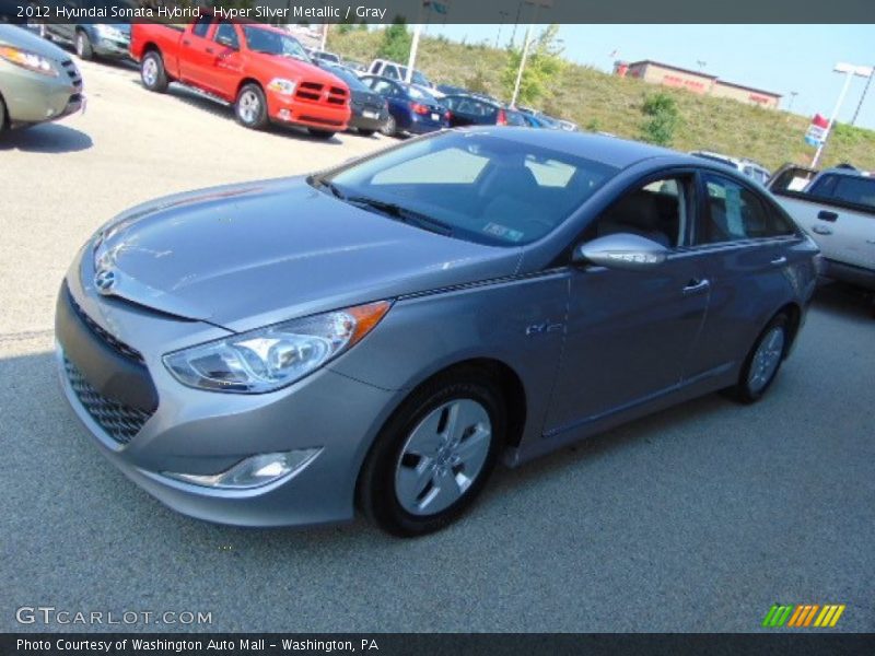 Hyper Silver Metallic / Gray 2012 Hyundai Sonata Hybrid