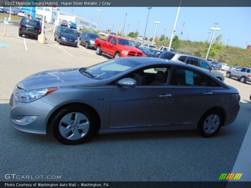 Hyper Silver Metallic / Gray 2012 Hyundai Sonata Hybrid