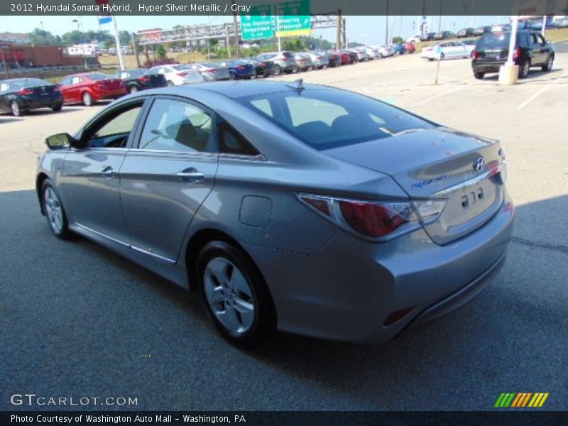 Hyper Silver Metallic / Gray 2012 Hyundai Sonata Hybrid