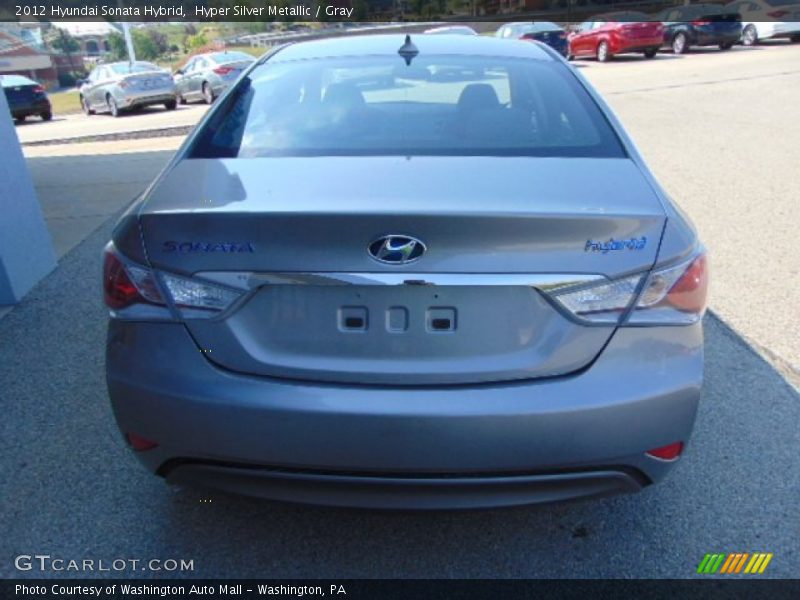 Hyper Silver Metallic / Gray 2012 Hyundai Sonata Hybrid